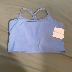 Beyond Yoga Blue Activewear Top